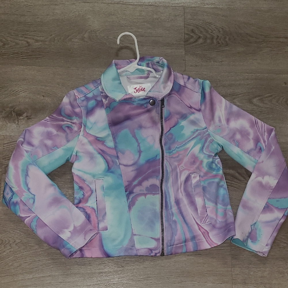 Joie Kids Pastel Tie-Dye Jean Jacket